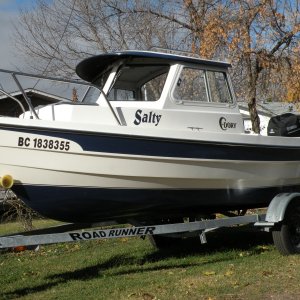 Salty at her new home on the Canadian Prairies