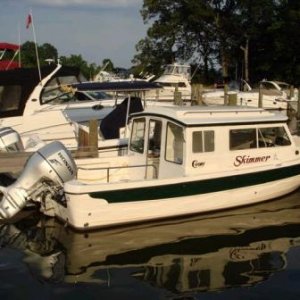 Skimmer, stern - stem