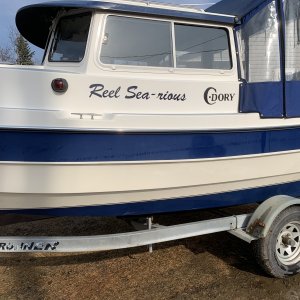 Media 'Abrasion of blue gelcoat' in album 'Boat at Dealer'