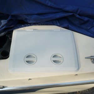 New Cover, Still need to patch old screw holes from old hinges)