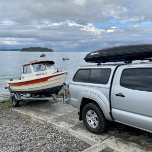 Launching at the resort on Guemes Island