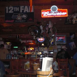 Herb's Tavern.  Check out the decorated bike.