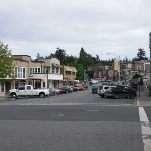 Down town Friday Harbor.