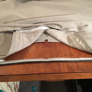 opening for video camera and cockpit light