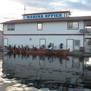 The Campbell River rowing club.