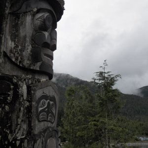 The Big House watchman totem.