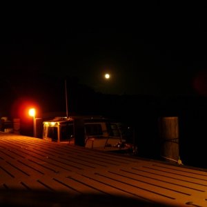 Moon over USMC Dory