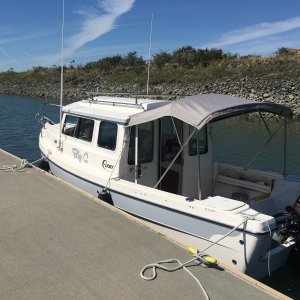Heading back out on a Saturday in late July after a morning of crabbing with a buddy.