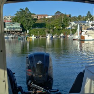 Getting an early start on a slow cruise home