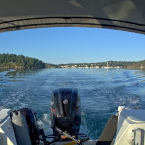 Leaving the harbor