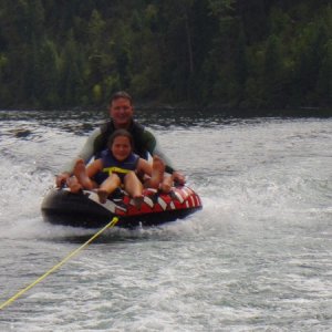 Media 'Tubing behind SLOGO @ Pend Oreille' in album 'Yellowstone lake 2014'