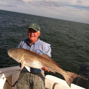 Media '19 pound Redfish' in album 'Fishing platform up front'