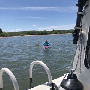Media 'Kayak Launch into Bark Bay - Heading to the Sloughs' in album 'Roof Rack with Thule Bars and Scotty Rail Mounts'