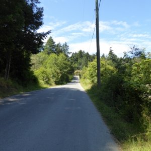 ...then go up the hill and then another right!