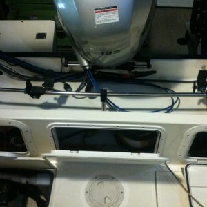 Media 'Cooler mount and center aft hatch.' in album 'Cooler spring to hold top open.'