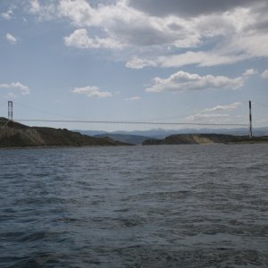 Pipeline over Flaming Gorge