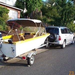 Boat #5 (2001-2004): 1980 Suncraft 14' with Evinrude 28 hp. This was a fun little lake boat, enjoyed it just as much as my Duroboat, although it wasn't quite as fast or sporty, it was a bit more comfortable.
