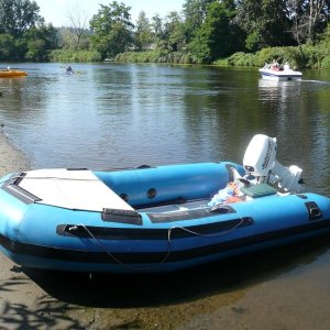 Boat #11 (2009-2010): 1988 Yukon 11' Did not keep this very long - for 11' it was too heavy for what I wanted. Ran well with the 6 hp Johnson, but was rated for 25 or 30 hp!