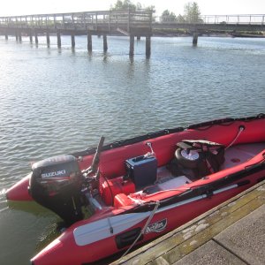 Boat #12 (2010-2014): 2008 Achilles SG-124 with 2011 Suzuki 15 hp.