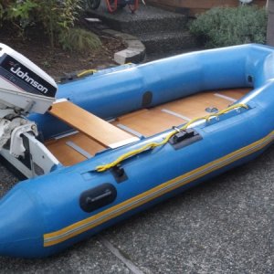 Boat #16 (2017-Present): 1992 Achilles SPD-4AD, purchased with the intent of using on the lake to run my small collection of old outboards. With the wood floorboards it has a higher hp rating than my LSI-96.