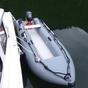 Media 'Boat #17 (2017-2019): 2017 KaBoat 12ft with Suzuki 2.5hp.' in album 'Boat #1  (1989-1991): 1980 RIS 9 with a 1976 Johnson 15hp (with 9.9 decals to make it "legal").'