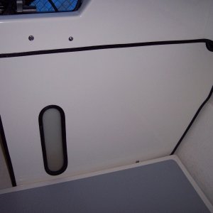 New fiberglass fuel tank cover with fuel site cutout