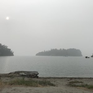 Sept - Smoke & Fog - Fox Cove - Sucia