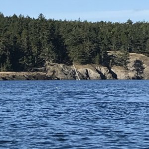 Oct - Sunken Sailboat - South End Lopez Island