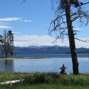 The view from the eagle bay campsite