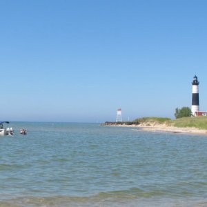 Big Sable Point, Lake Michigan North of Ludington.