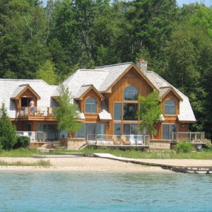 Media 'Small summer cabin on Lake Charlevoix' in album 'Big Sable Point, Lake Michigan North of Ludington.'