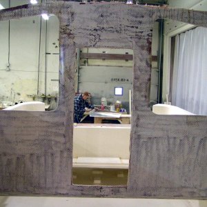 (Pat Anderson) 3-25-05 - Rear bulkhead from cabin