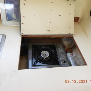 Media 'galley open stove' in album 'fenders out'
