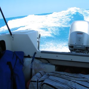 FL Keys, rough water on the way to the Dry Tortugas