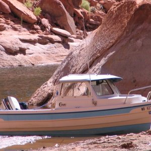 16 Angler for sale. Photo taken at Lake Powell.
