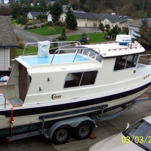1985 27' C-Dory pilothouse