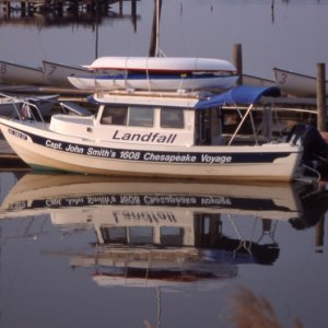 For Sale: Landfall, 1993 C Dory Cruiser 22, Beaufort, NC. Book on its Chesapeake voyage appearing 2005.