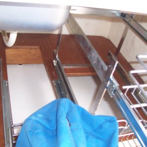 Pull outs under Galley, and storage below