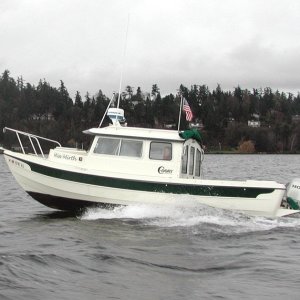 Miss Mirth Running in Lake Washington