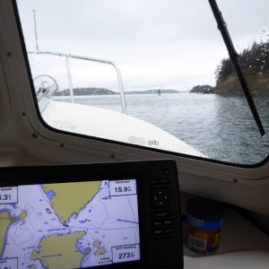 Rounding the South end of Blakely