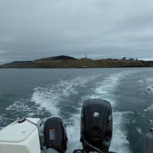 Media 'Cattle Point light house' in album 'Leaving the marina Saturday around noon for a "working" weekend on the boat.'