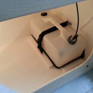 10L tank in underseat cabinet