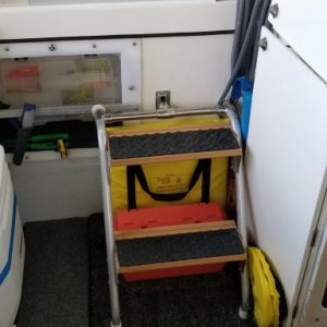 Media 'The steps we keep in place for easy boarding' in album 'Heavy kicker for sale'