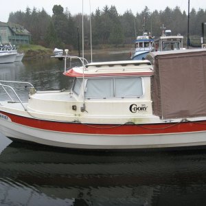 1986 CD22 angler at Ucluelet west coast Vancouver Island BC