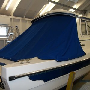 Media 'cockpit cover good for trailering' in album 'dinette filled to create daybed'