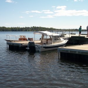 Media 'Both boats out together for the 1st time.   N.W.Angle - Lake of the Woods, Ontario' in album 'dinette filled to create daybed'