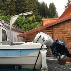 I installed this kicker bracket/swim step that I had fabricated