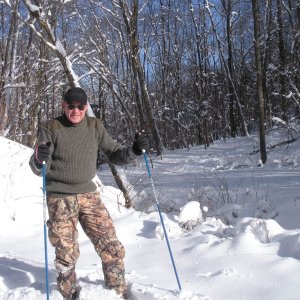 Trying out some new x/c ski boots.