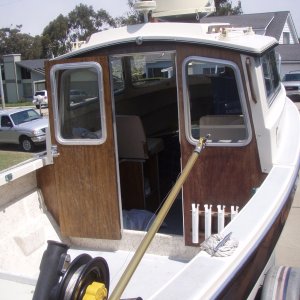 Penn Downriggers came with the boat,
.
