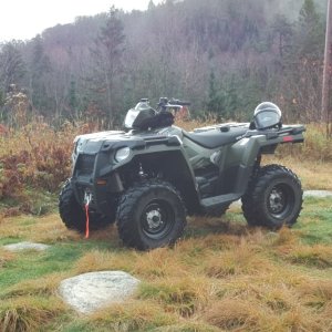 My new ride, 2017 Polaris Sportsman 570 ATV. Have been using it for hunting, love it.